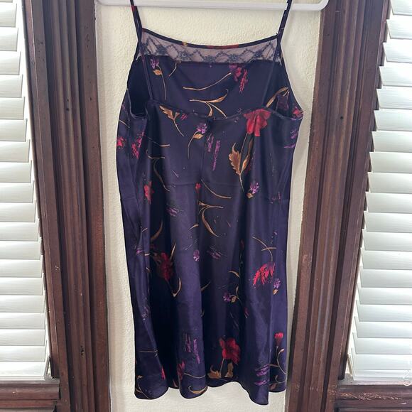Vintage Delicates Floral Slip Dress Nightgown flirty large size - Picture 7 of 7